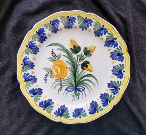 Large quimper earthenware - large,