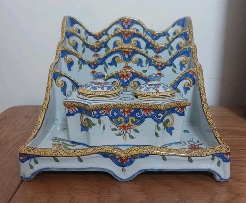 Quimper tin glazed segmented - glazed,