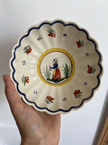 Vintage quimper pottery france - quimper,