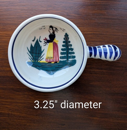Quimper vintage pottery - vintage, small
