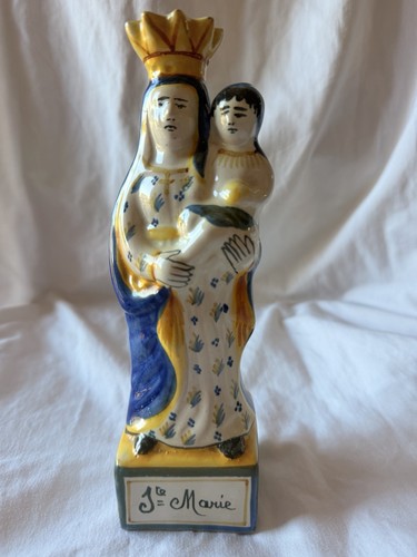 Virgin and child statuette - virgin,