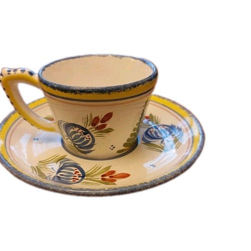 Herriot quimper coffee tea cup - quimper,