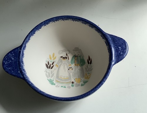 Quimper bowl vintage table - quimper,