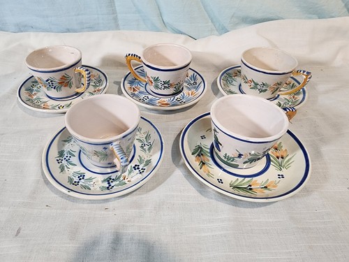 Henriot quimper cup - henriot, saucer