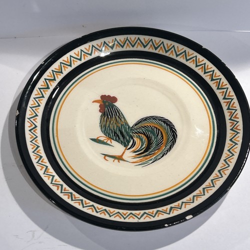 Henriot quimper cockerel - cockerel, plate