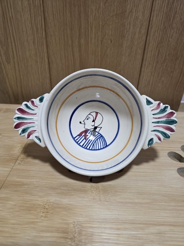 Quimper hand painted - hand, twin