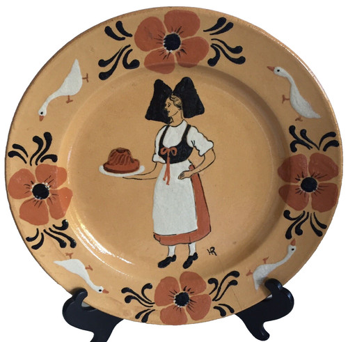 Rare quimper dish alsatian - rare,