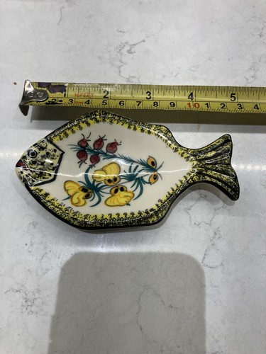 Quimper fish trinket dish - quimper,