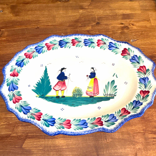 Henriot quimper hand painted - henriot, hand-painted