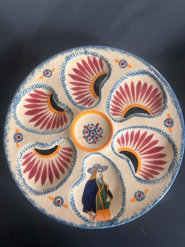 Pair french faience vintage - faience,