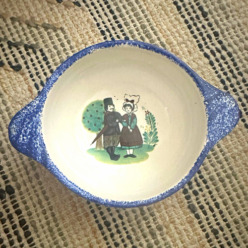 Quimper french ceramic bowl - quimper,